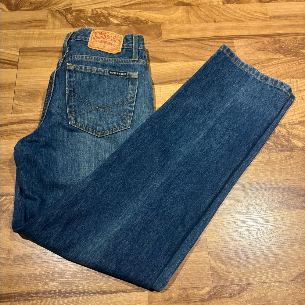 Stetson Standard Straight Leg Men’s Jean Size 28x32 Stained
